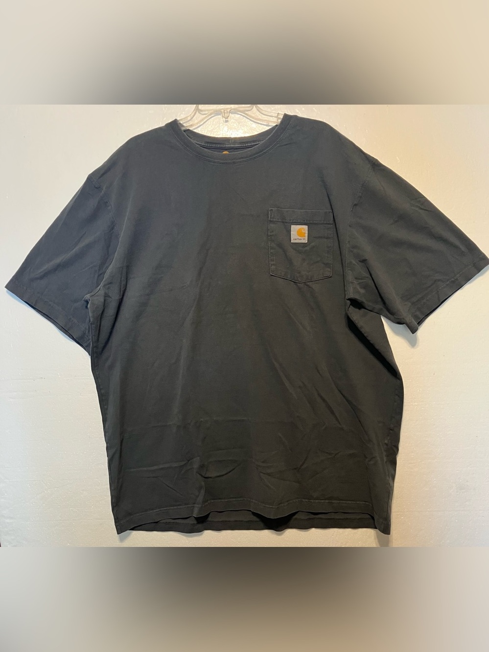 Carhartt Black XL Short-Sleeve Loose Fit Pocket Tee